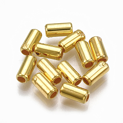 CCB Plastic Beads, Column, Golden, 5.5x2.5mm, Hole: 1.5mm, about 12800pcs/500g(CCB-S160-264)