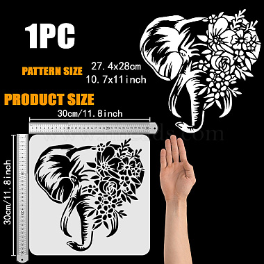 PET Hollow Out Drawing Painting Stencils(DIY-WH0391-0834)-2