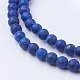 Chapelets de perles rondes naturelles en lapis-lazuli teinté(G-G735-06F-6mm)-2