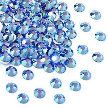 Preciosa&reg MAXIMA Crystal No Hotfix Flatback Stones, Czech Crystal, Dura Foiling, Round(438 11 615 Chaton Rose), 30050 200 Sapphire AB, SS8(2.3~2.5mm)