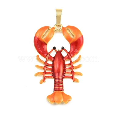 Brass Enamel Pendants(KK-A303-39G)-1