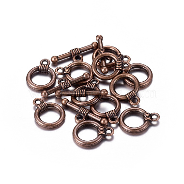 Tibetan Style Alloy Toggle Clasps(RLF0034Y-NF)-2