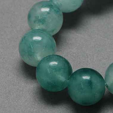10mm Teal Round Other Jade Beads
