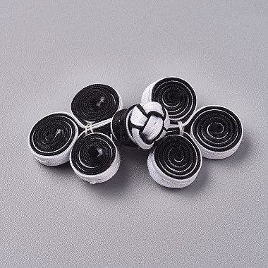 Black Polyester Button