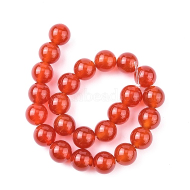 Natural Carnelian Beads Strands(G-C076-6mm-2A)-3