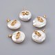 Natural Cultured Freshwater Pearl Pendants(PEAR-F008-21G)-1