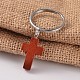 Cross 316 Surgical Stainless Steel Mixed Stone Keychain(KEYC-JKC00063)-2