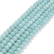 Grade A Natural Amazonite Beads Strands, Round, 12~12.5mm, Hole: 1.2mm, about 32pcs/strand, 15.35 inch(39cm)(G-C046-01D)