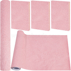 Self-adhesion Linen Book Covers, Pink, 2000x425x0.5mm(AJEW-WH0314-356D)