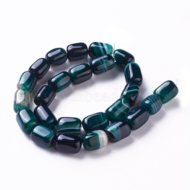 Natural Dyed Agate Beads Strands(G-G775-B-15)-2