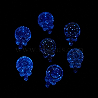 UV Plating Transparent Acrylic Beads(X-OACR-K004-15)-4