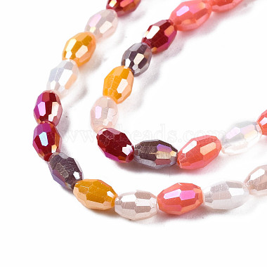 Electroplate Glass Beads Strands(EGLA-N002-09F)-3