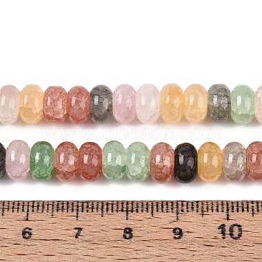 ガラスビーズストランド(X-GLAA-N059-5x8mm-09)-4