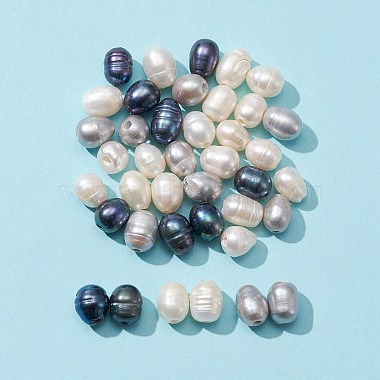 40Pcs 3 Colors Natural Cultured Freshwater Pearl Loose Beads(PEAR-FS0001-01)-2