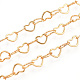 Brass Heart Link Chains(CHC-Q003-02G)-1