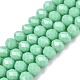 opaque couleur unie imitation jade perles de verre brins(EGLA-A044-P6mm-D14)-1