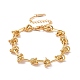 304 Stainless Steel Knot Link Chain Bracelet for Men Women(BJEW-E020-01G)-1