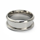 201 Нержавеющая сталь кольца рифленая рифленая(STAS-WH0029-52A-P)-1