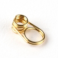 201 Stainless Steel Guides Ring, Fishing Accessory, Light Gold, 5x3x2mm, Hole: 1.3mm and 2.5mm(FIND-WH0077-20D)