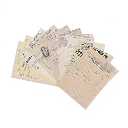 Scrapbook Paper Pad, for DIY Album Scrapbook, Greeting Card, Background Paper, Diary Decorative, Blank Memory, 9.1x6.6cm, 30pcs/bag(DIY-H129-A01)