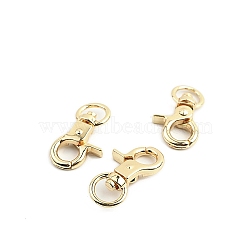 Zinc Alloy Swivel Clasps, Light Gold, 30mm(PW-WG2F0EF-08)