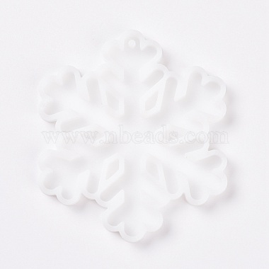 Moules en silicone pendentif flocon de neige(DIY-K051-26)-2