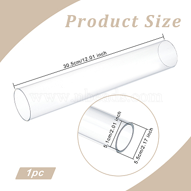 Round Transparent Acrylic Tube(AJEW-WH0324-76D)-2