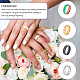 16Pcs 4 Colors 201 Stainless Steel Plain Band Finger Ring for Women(RJEW-UN0002-41)-5