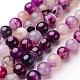 Chapelets de perles en agate à rayures naturelles/agates à bandes(G-D845-01A-10mm)-1