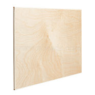 Wood Blank Drawing Boards, for Painting, Rectangle, BurlyWood, 451x302x7.5mm(DIY-WH0175-36)