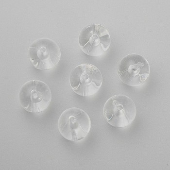 Acrylic Beads, Round, Clear, 14mm, hole: 2mm, about 314pcs/500g