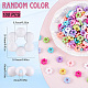100Pcs Opaque Acrylic Bead Frame(TACR-FP0001-03)-5