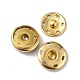 Ion Plating(IP) 202 Stainless Steel Snap Buttons(BUTT-I017-01D-G)-1
