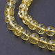 Synthetic Citrine Beads Strands(G-C076-8mm-6A)-3