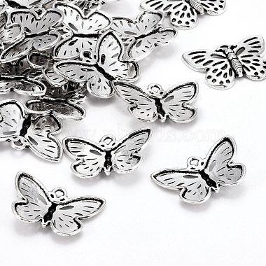 Antique Silver Butterfly Alloy Charms
