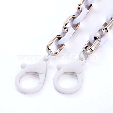 Personalized Acrylic & CCB Plastic Cable Chain Necklaces(X-NJEW-JN02824-01)-2