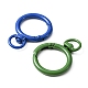 10Pcs Spray Painted Alloy Swivel Snap Hooks Clasps(FIND-YW0001-60)-2