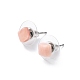 boucles d'oreilles en opale rose naturelle pour femme(EJEW-K091-01P-07)-2
