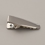 Stainless Steel Alligator Hair Clip Findings, Stainless Steel Color, 24x9x9mm