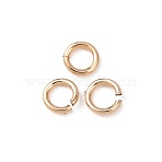 1/20 14K Gold Filled Open Jump Rings, Yellow Gold Filled Saw Cut Round, Real 14K Gold Filled, 24 Gauge, 2.8x0.5mm, Inner Diameter: 1.8mm(KK-G164-03G-03)