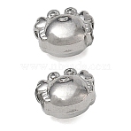 304 Stainless Steel Beads, Crab, Stainless Steel Color, 5.5x7x4.5mm, Hole: 1.5mm(SA-CBA740F-23P)