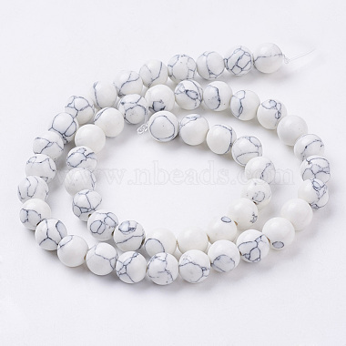 Synthetic Howlite Beads Strands(G-E110-8mm-5)-2
