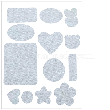 Light Steel Blue Cloth Cloth Patches