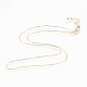 Brass Chain Necklaces(NJEW-P222-05G)-1