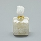 Natural Agate Openable Perfume Bottle Pendants(G-E556-18C)-2