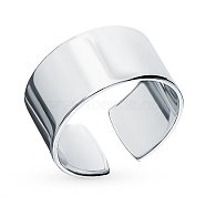 925 Sterling Silver Open Cuff Ring(TZ6795-1)