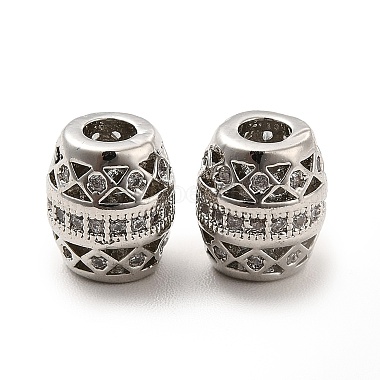 Perles de placage en laiton avec zircone cubique de micro pave(KK-C010-43)-3