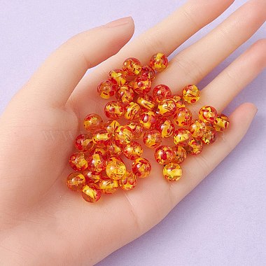 Resin Imitation Amber Beads(RESI-YW0001-49)-4