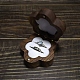 Flower Wood Wedding Ring Storage Boxes with Velvet Inside(PW-WG57789-02)-1