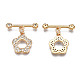 Brass Micro Pave Clear Cubic Zirconia Toggle Clasps(X-KK-Q278-013-NF)-2